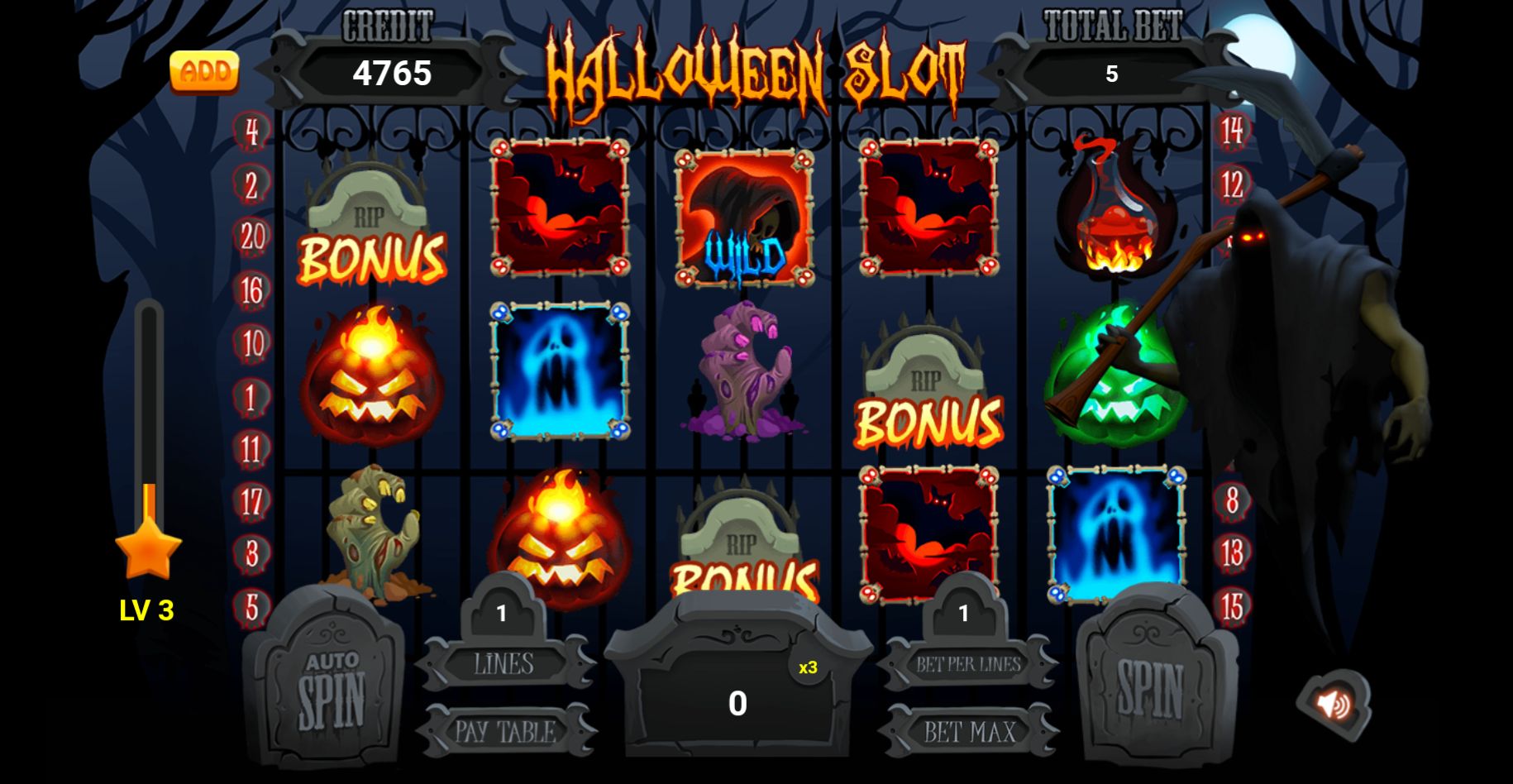 Halloween Slot Screenshot