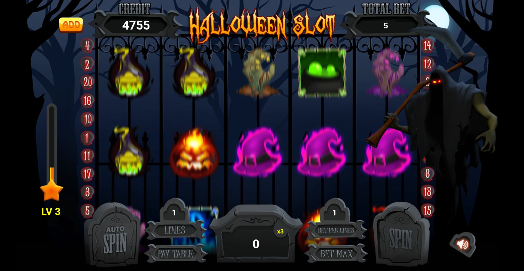 Halloween Slot Screenshot