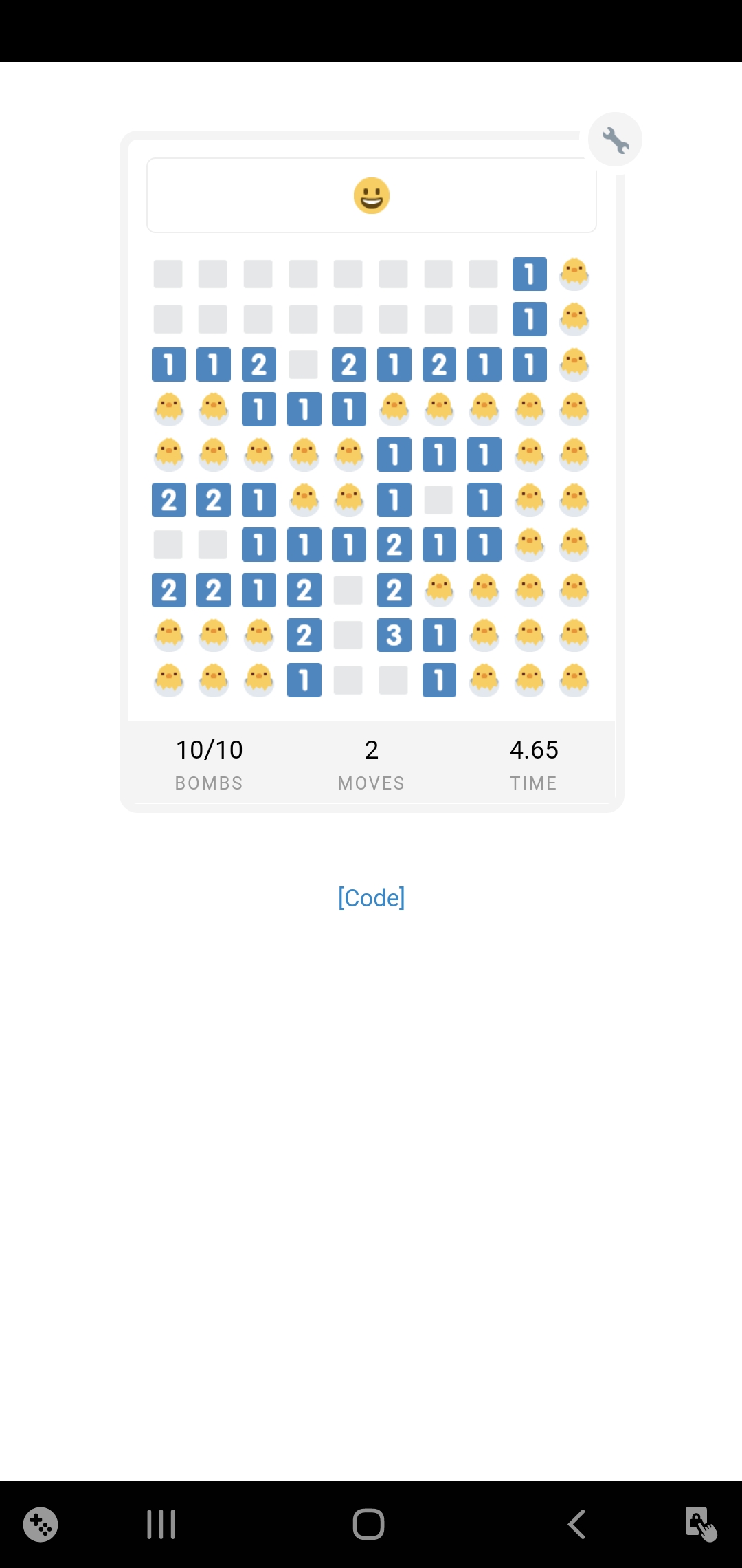 emoji minesweeper Screenshot