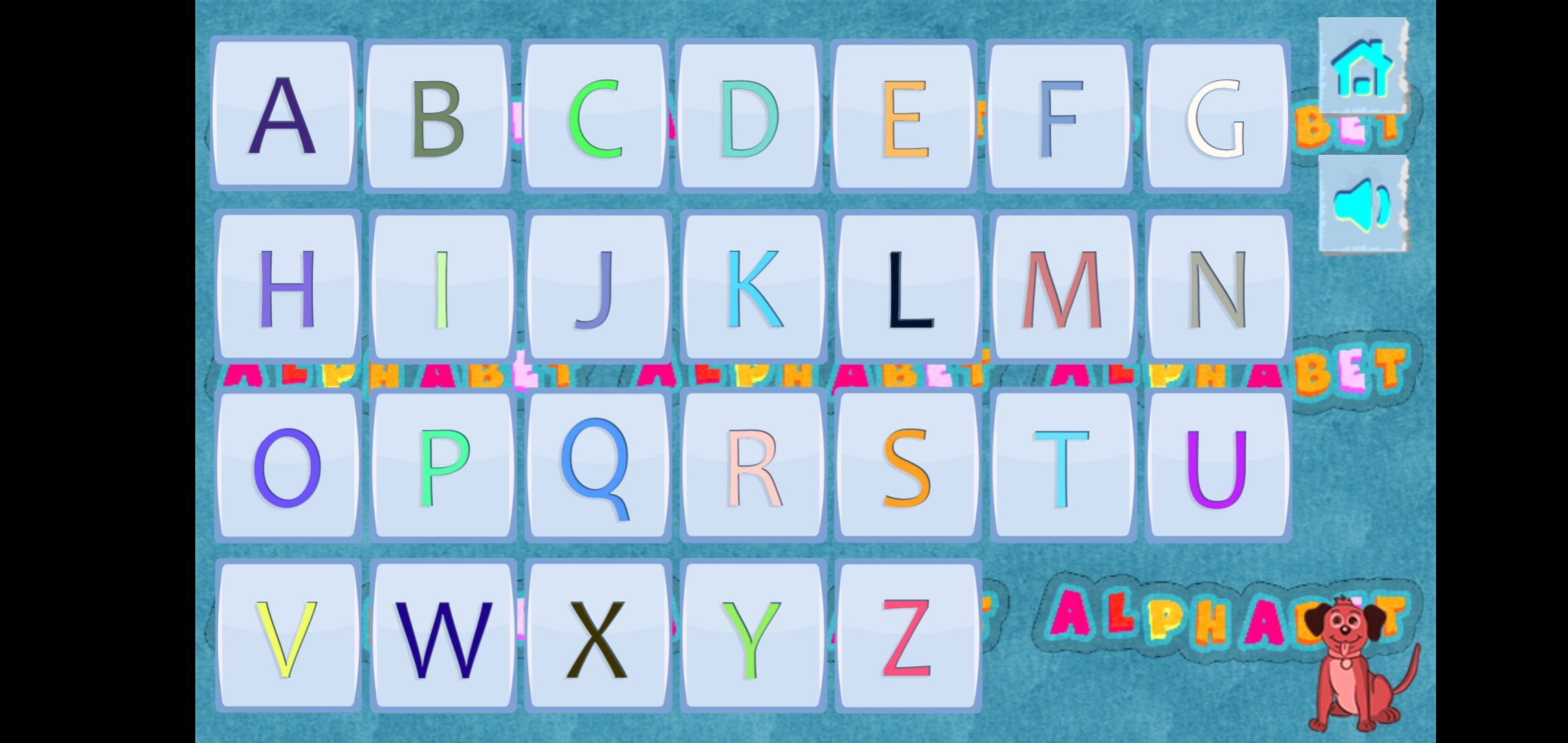 Alphabet Memory Screenshot