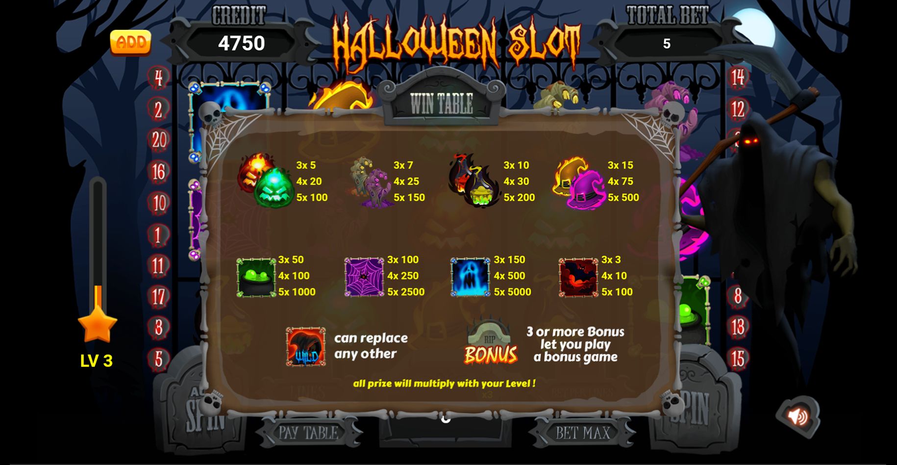 Halloween Slot Screenshot