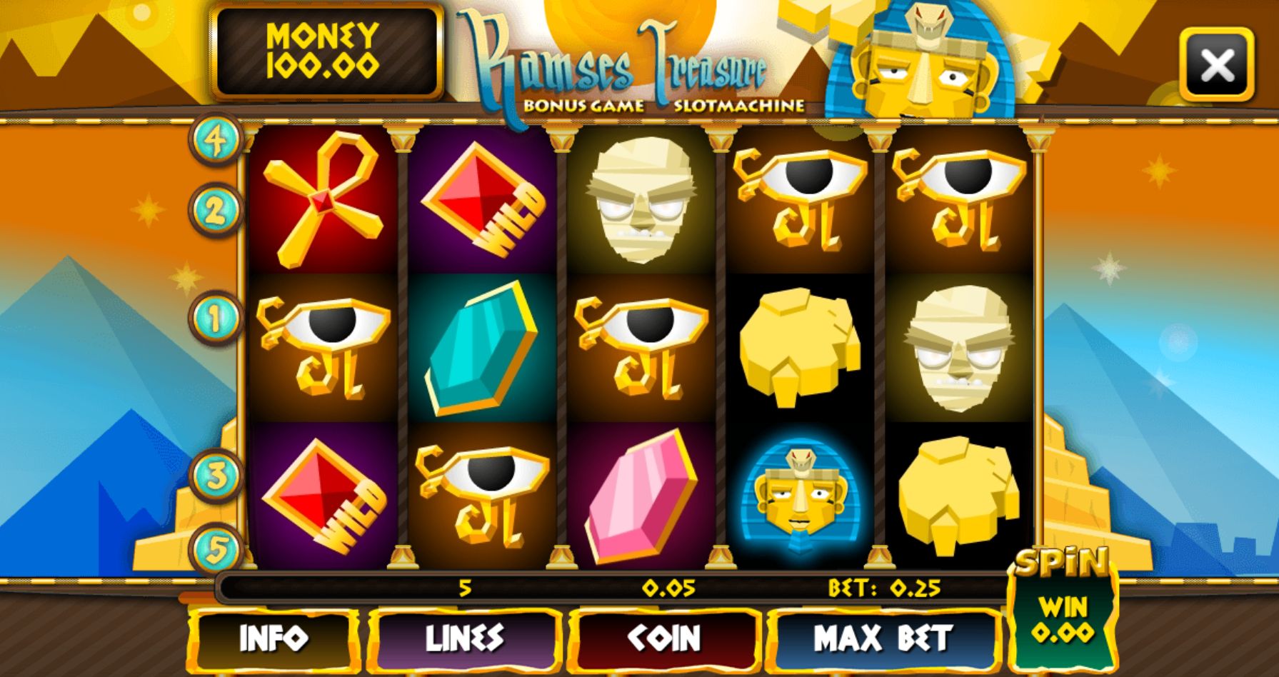 Slot ramses Screenshot