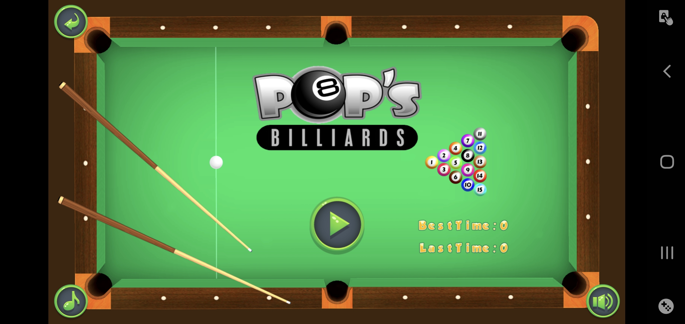 Pops Billiards Screenshot