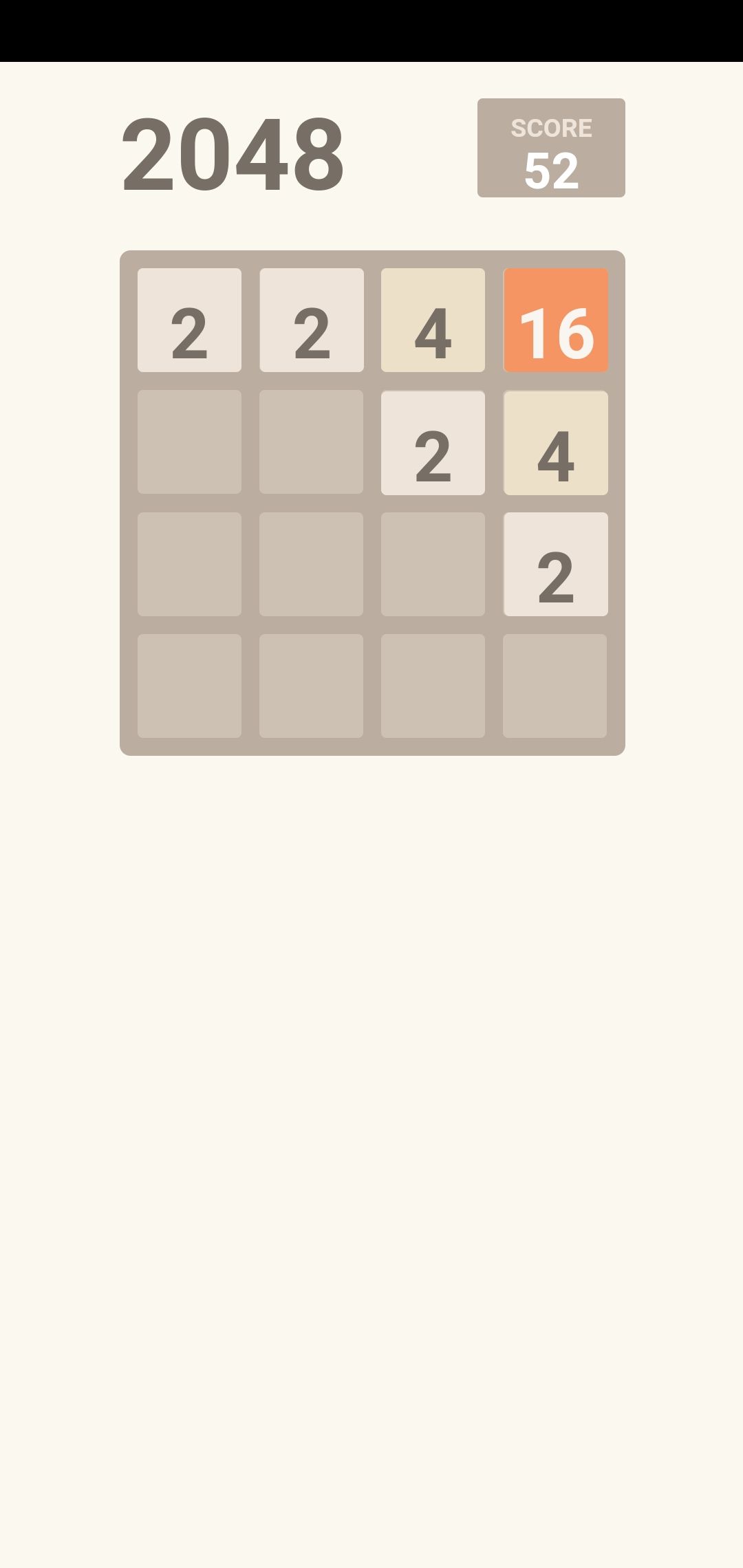 2048 Screenshot