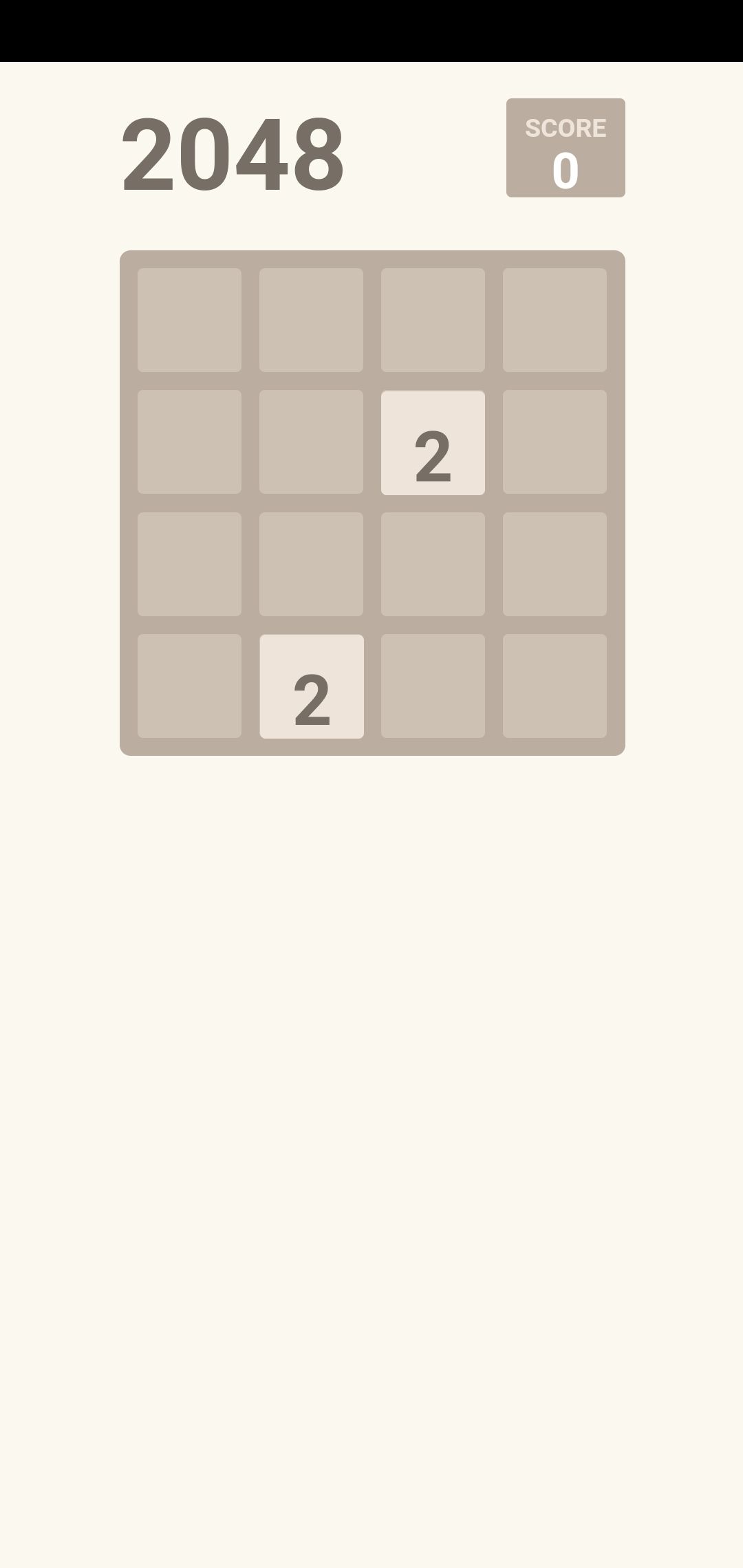 2048 Screenshot