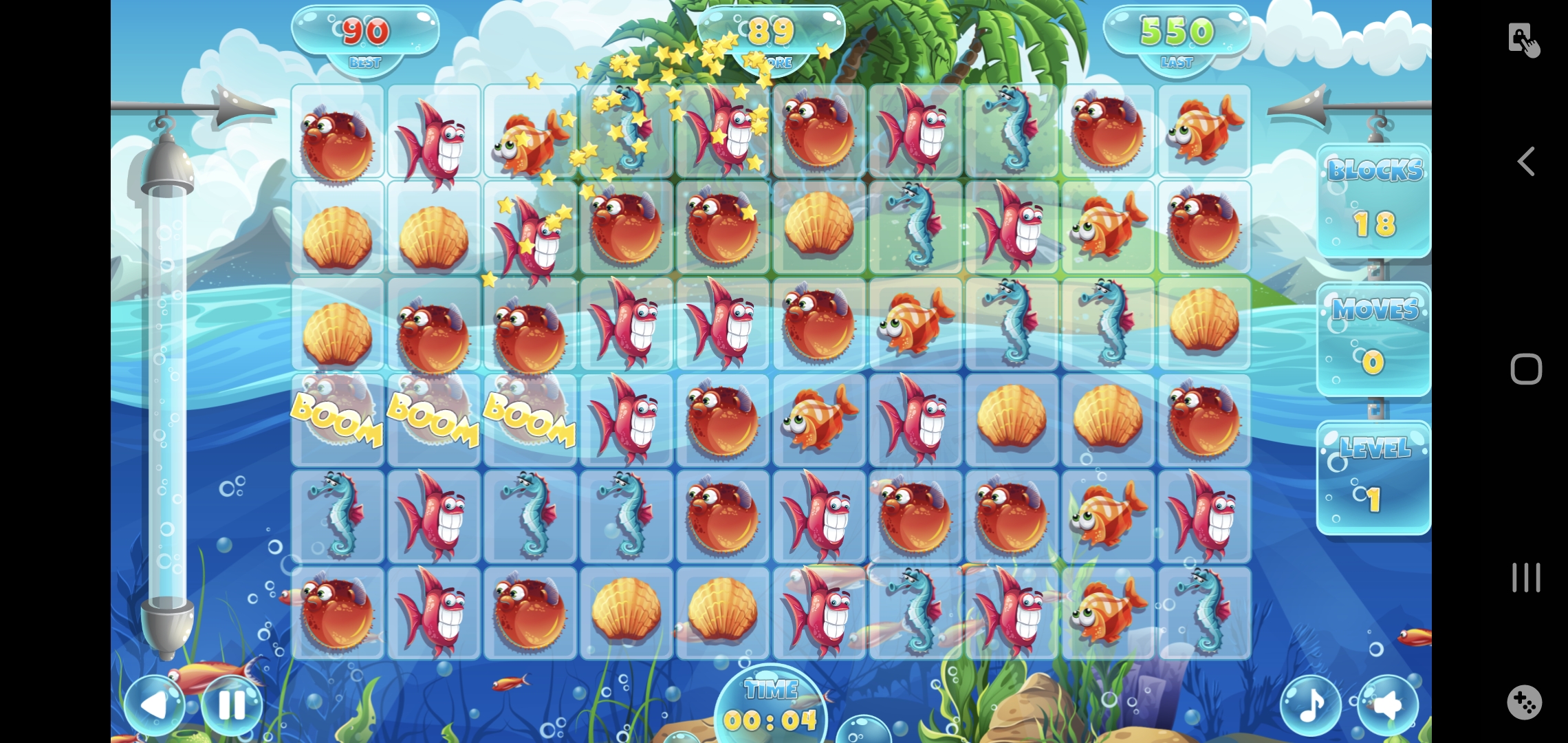 Fish World Match3 Screenshot