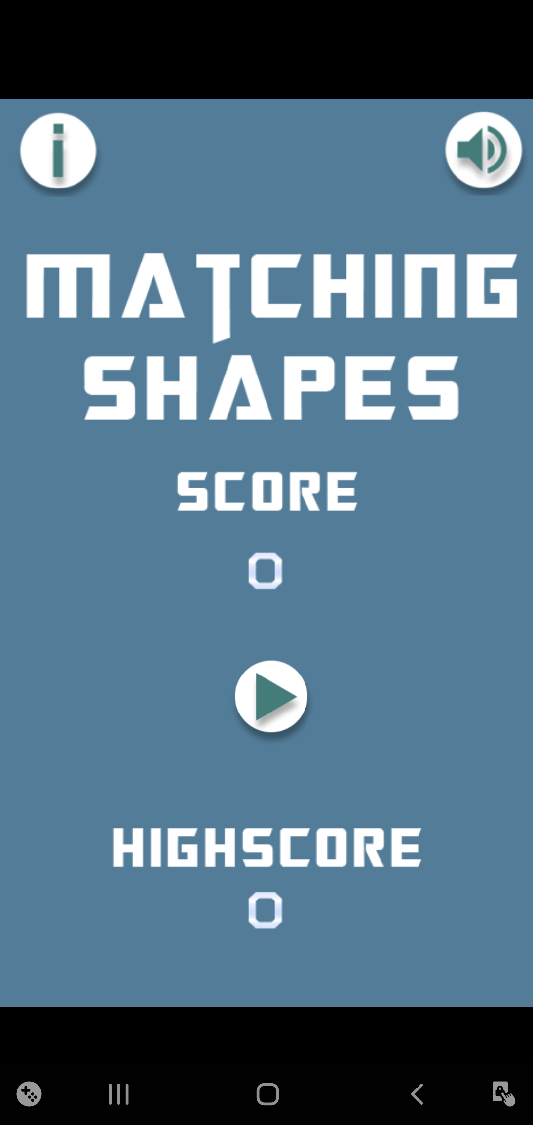 Matching Shapes Screenshot