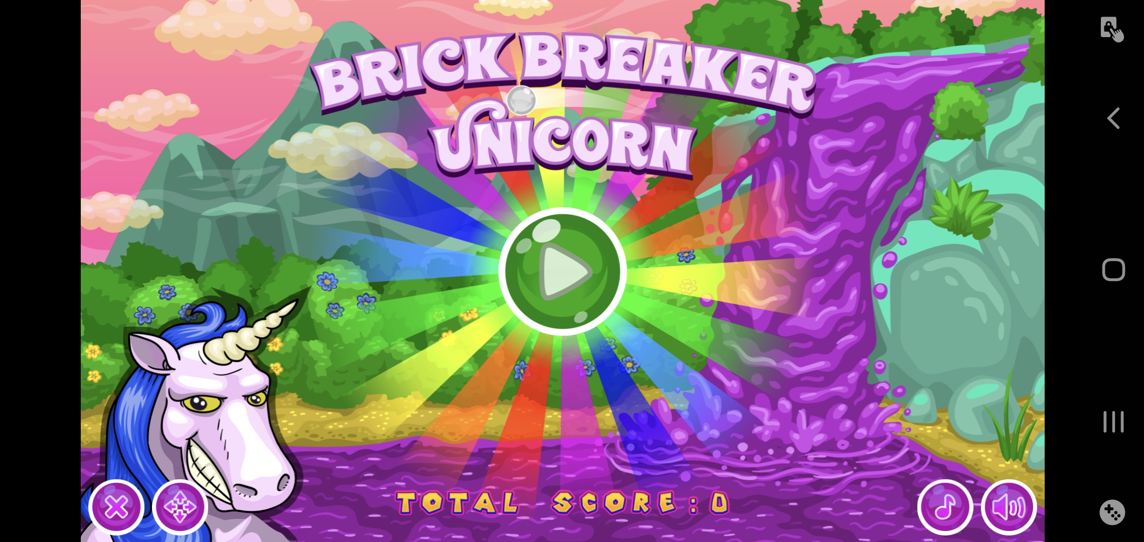 Brick Breaker Unicorn Screenshot