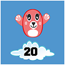 Number Jump Icon