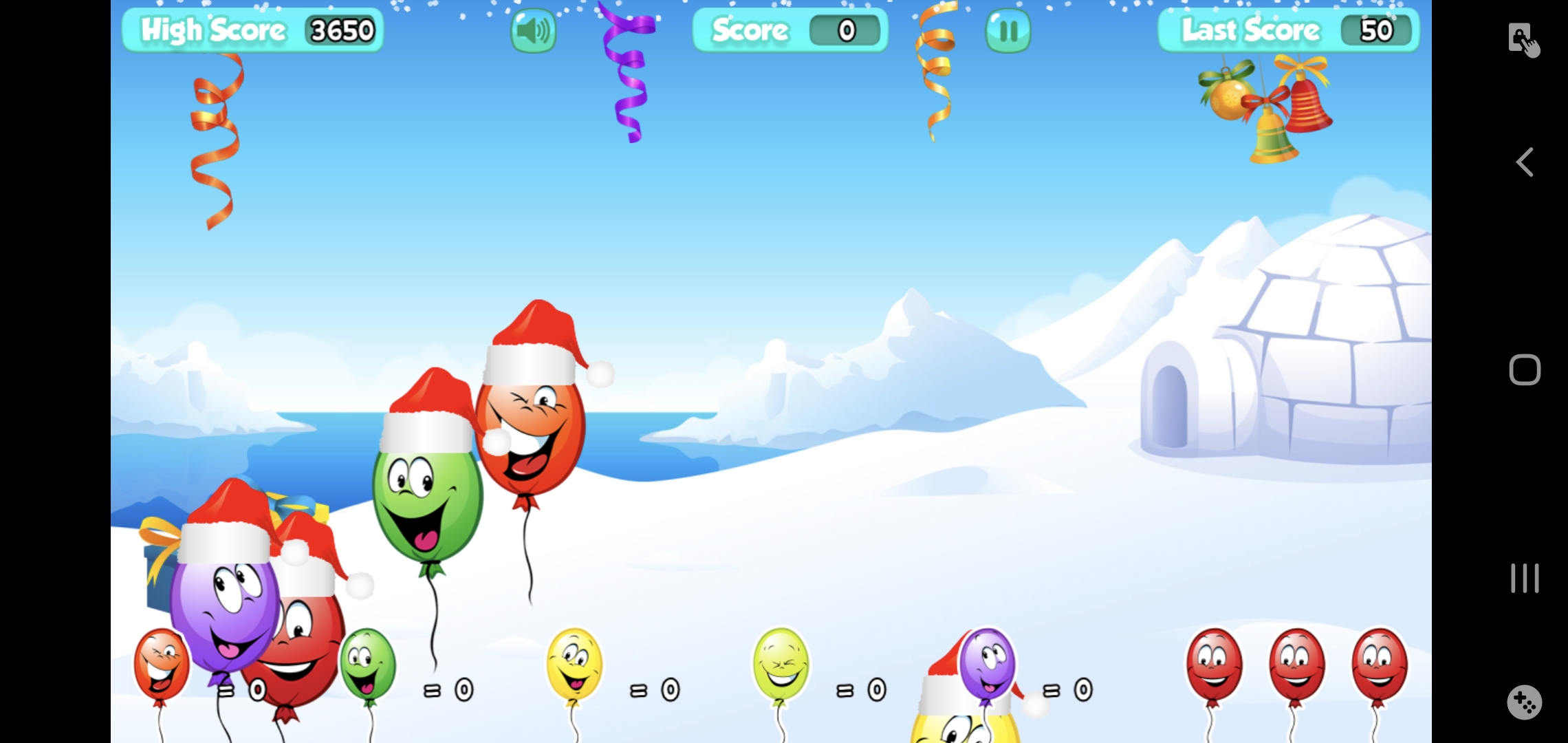 Christmas Balloons Screenshot