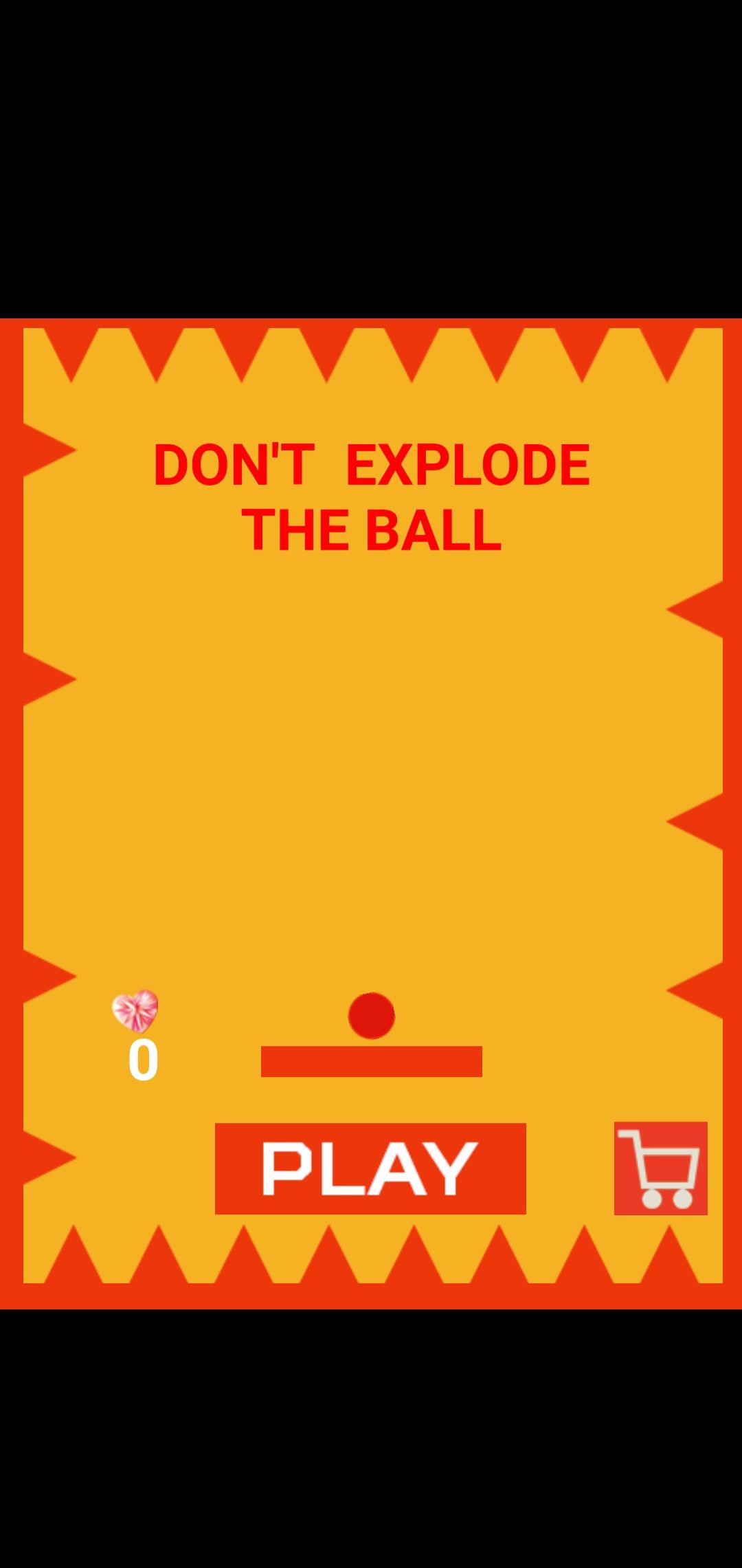 DONT EXPLODE THE BALL Screenshot