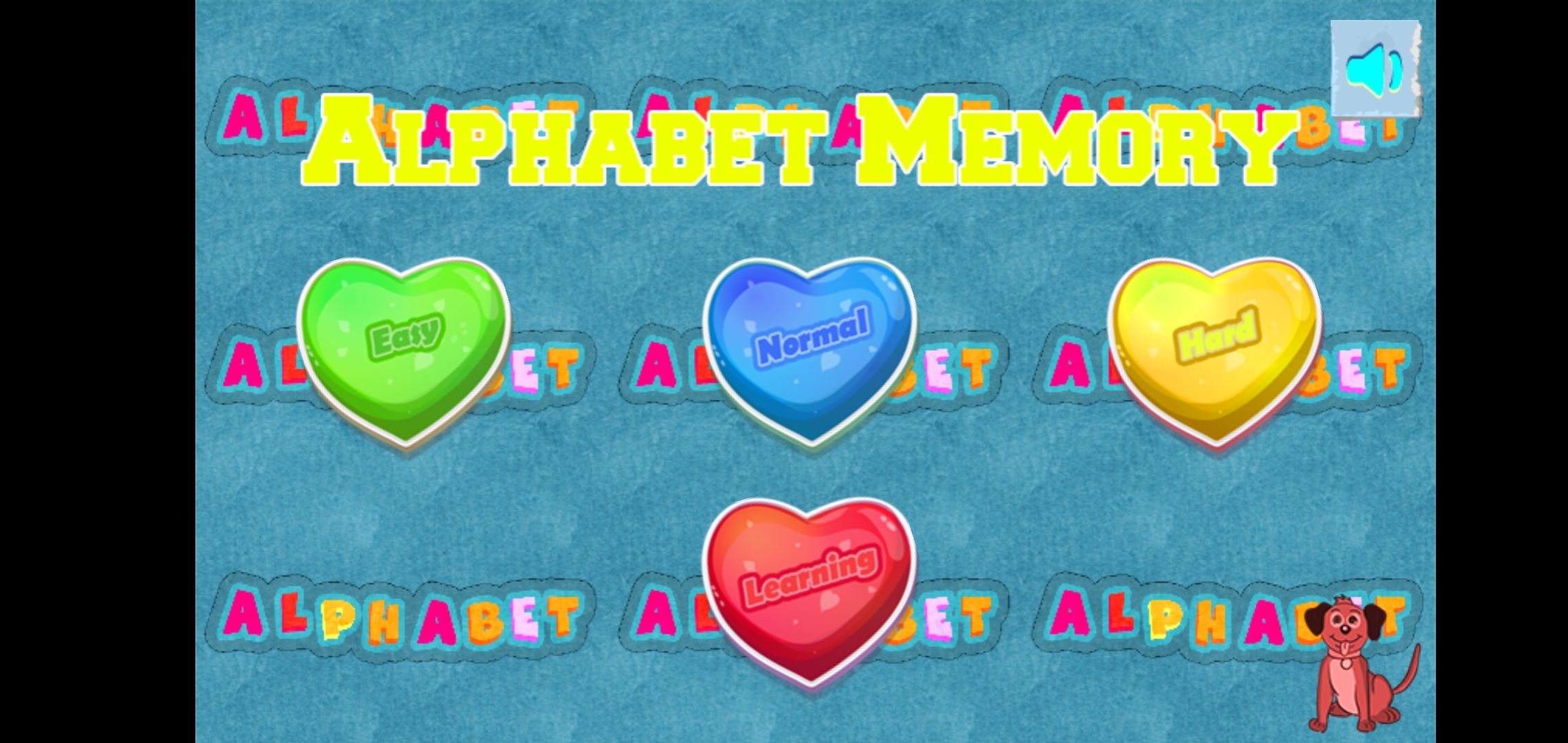 Alphabet Memory Screenshot