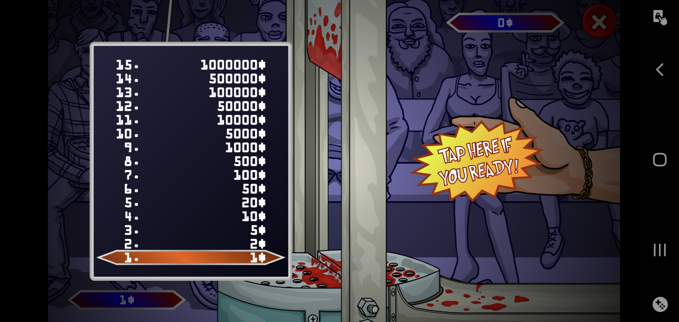 Handless Millionaire Screenshot