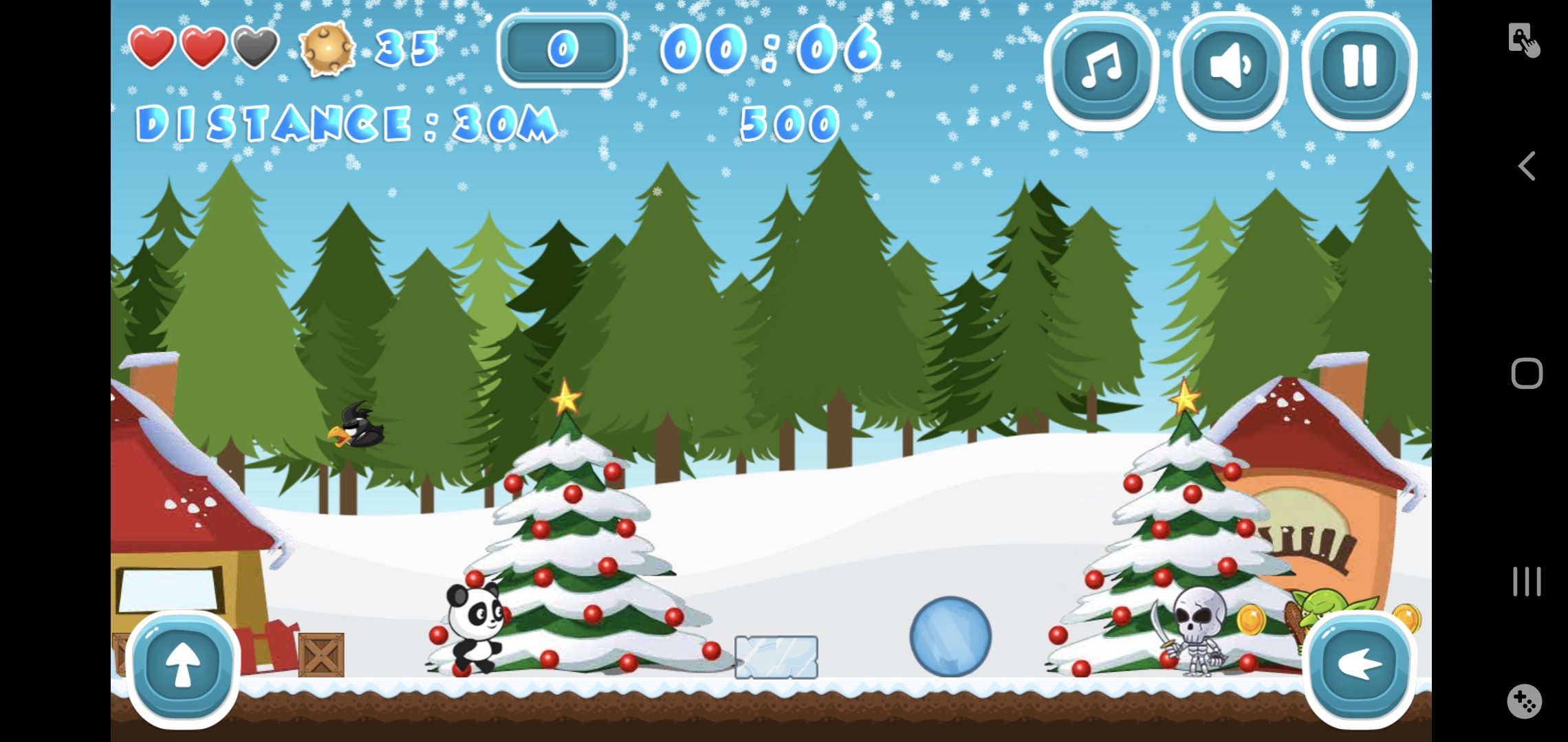 Christmas Panda Run Screenshot