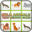 kids Memory Games - Wild Animals Icon