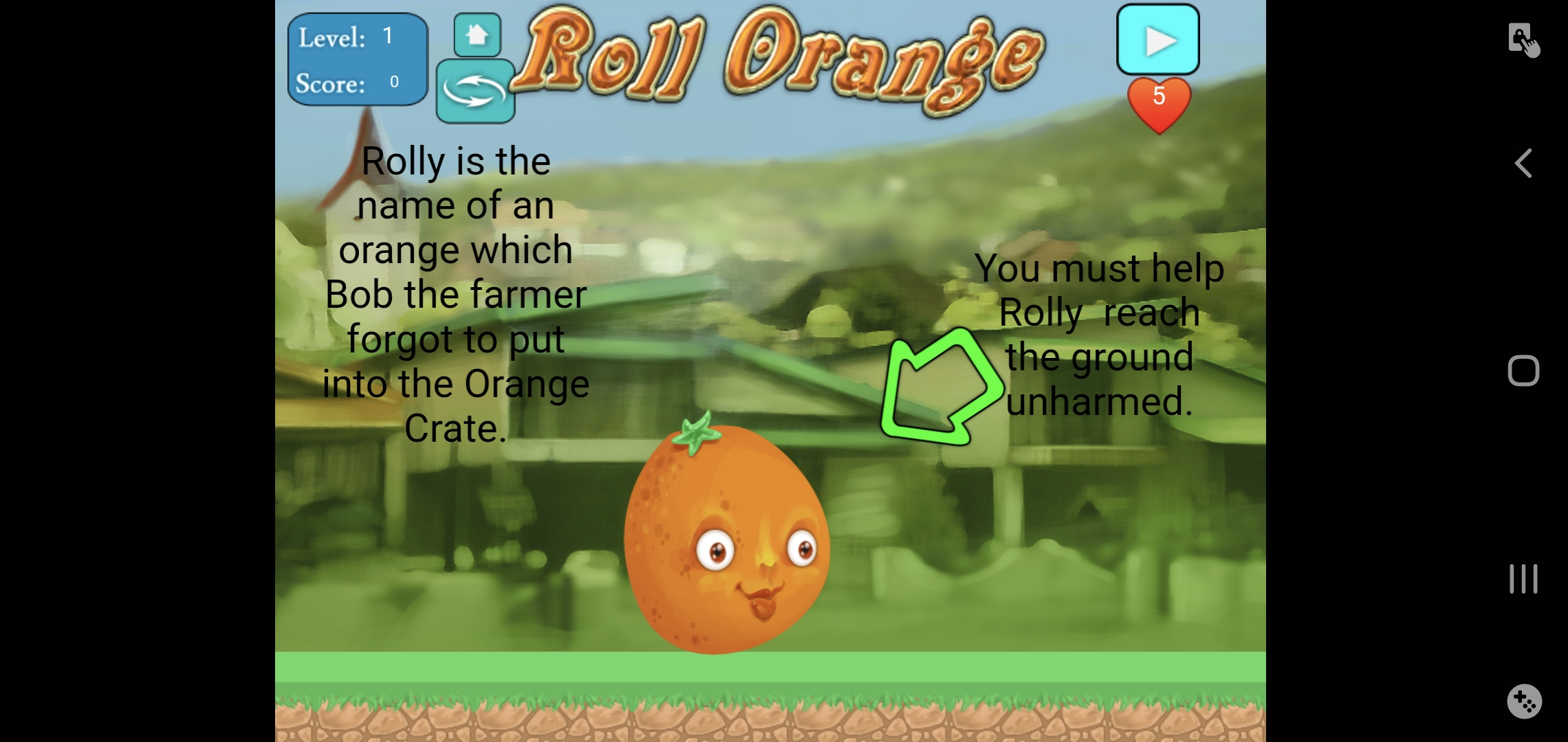 Roll Orange Screenshot