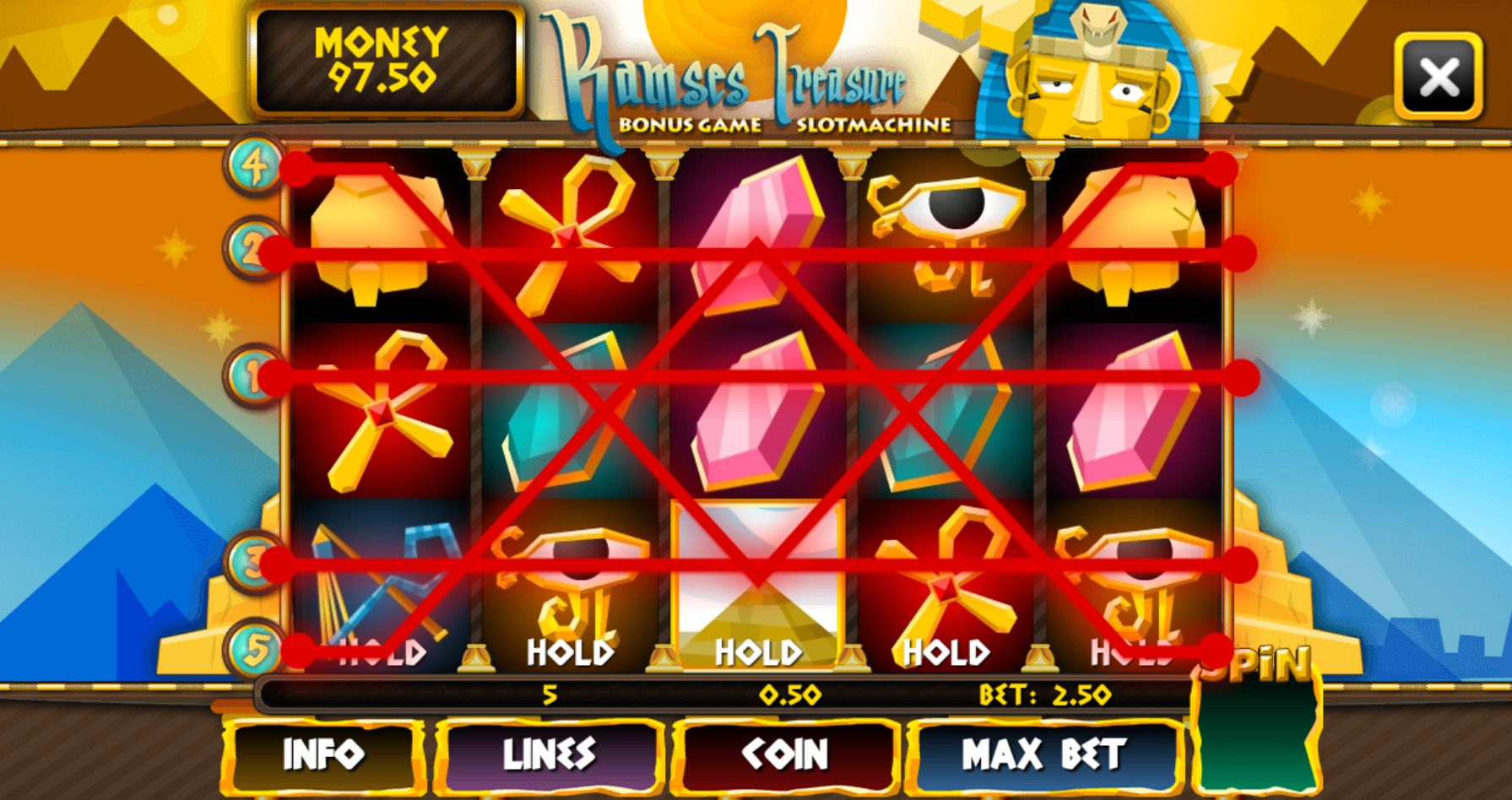 Slot ramses Screenshot