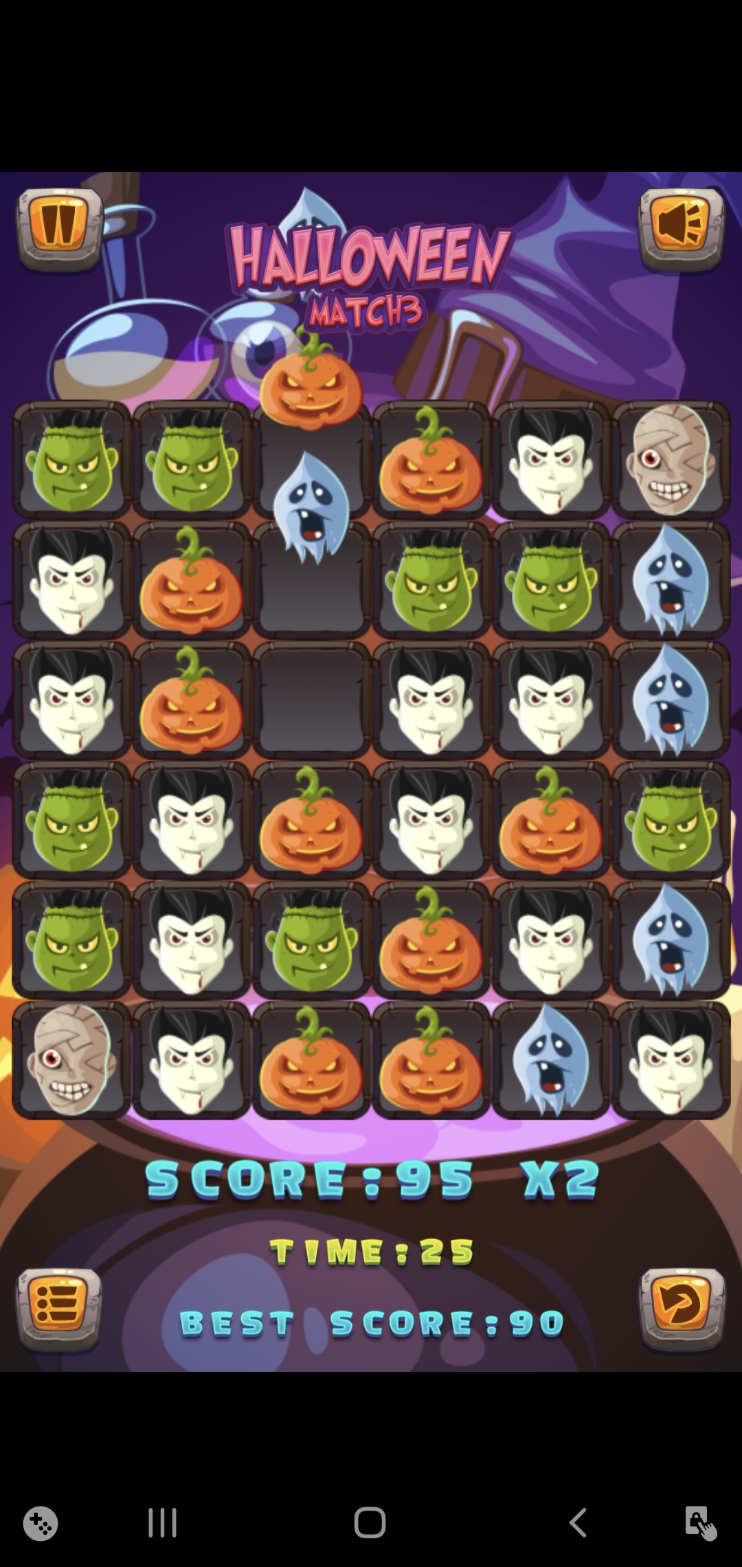 Halloween Match 3 Screenshot
