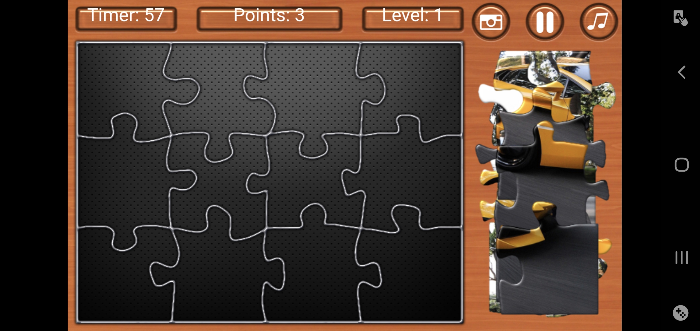 Supercars Puzzle Screenshot